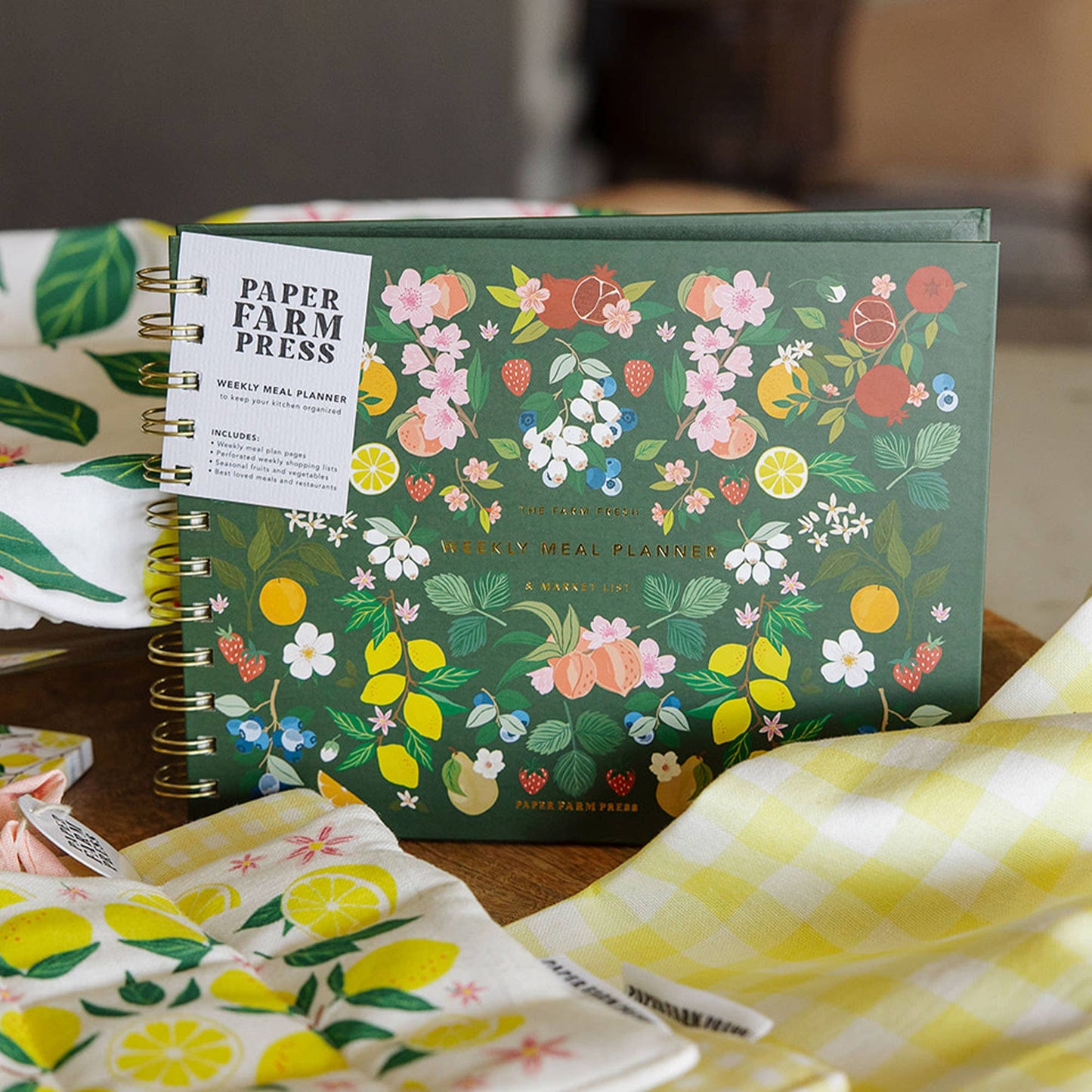 Farm Fresh Weekly Meal Planner - Floral