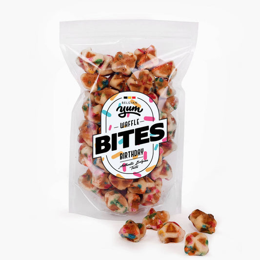 Belgian Waffle Bites 11oz  – Crunchy Birthday